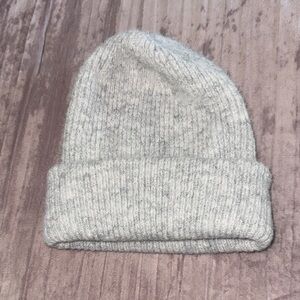 Cozy Gray Knit Beanie